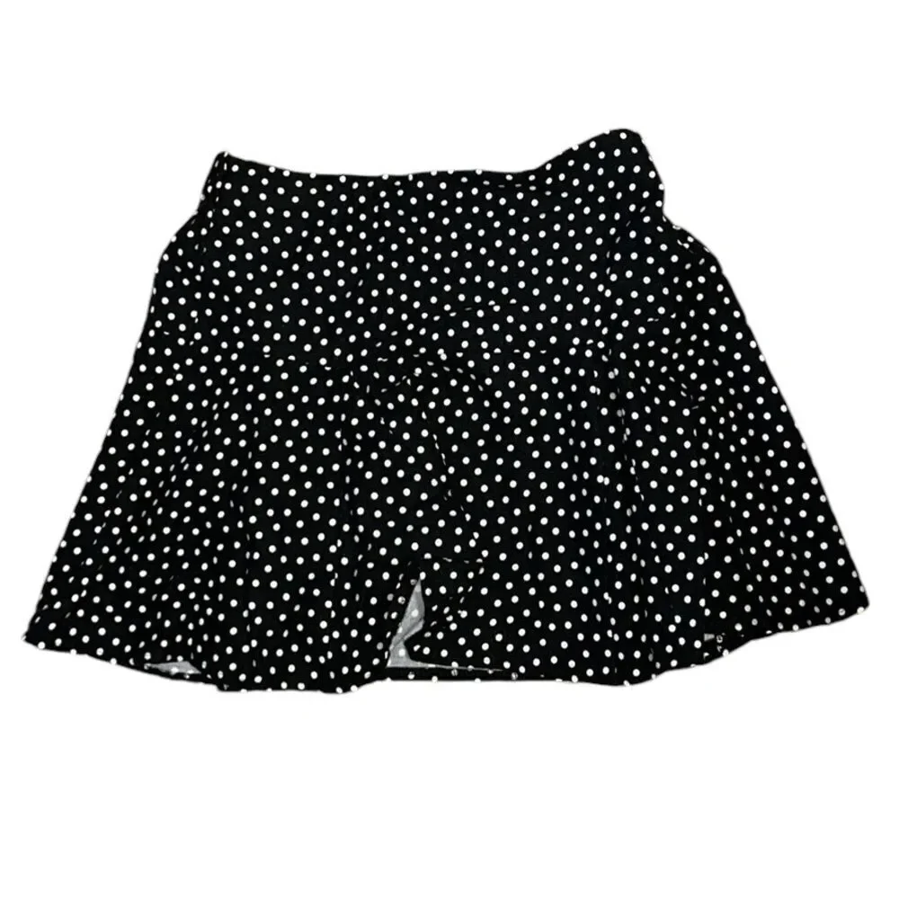 Zara Girls Polka Dot Mini Black & White Skirt(Size 11-12yrs)